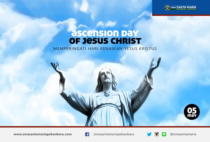 SMASantaMaria's tweet image. Happy Ascension Day of Jesus Christ. #backdate