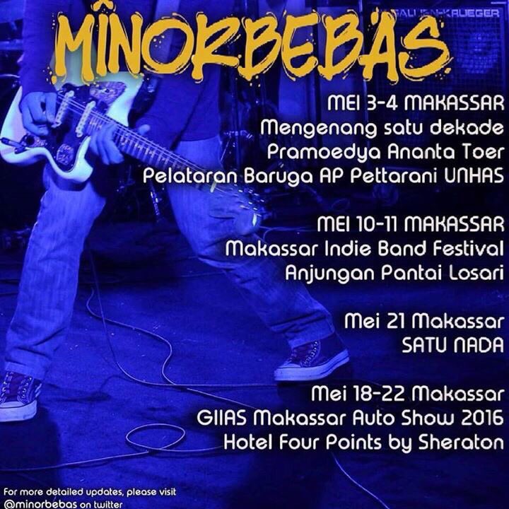 Untuk bulan mei nih alhamdulillah msh bisa merayakan gigs sm teman2 semua. Jgn lupa catat dan ingat tggl mainnya 😍