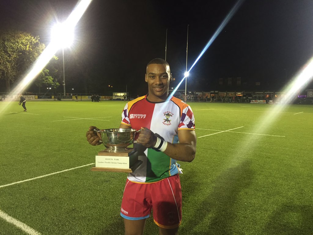 Great to win the <a href="/LondonFloodlit7/">London Floodlit 7s</a> with <a href="/RamblinJesters/">The Jesters</a> last night! Always thanks to <a href="/JohnFisherSport/">John Fisher Sport</a> as well!