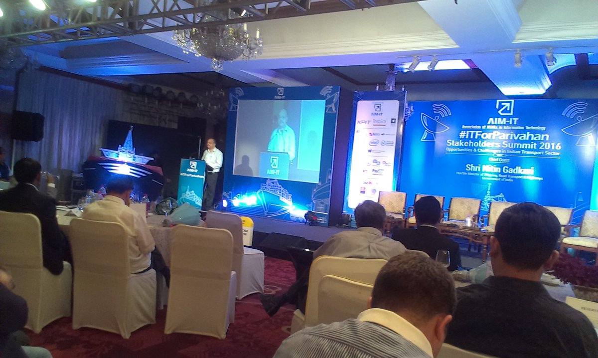 VforRajasthan's tweet photo. #Smarttransportation भारतियों के जीवन को बेहतर बनायेगा । #ITForParivahan #StakeholdersSummit2016 https://t.co/bumTnwV7e0
