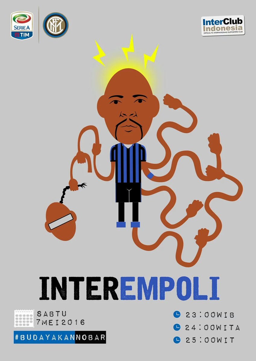 #NobarBDG SerieA #37 INTER x Empoli⚫Sabtu 7.05.16 | OG 22:00 WIB⚫ <a href="/mochaloco_id/">Mochaloco</a>  ⚫HTM 15k⚫CP <a href="/hanifasyd/">Nif</a>