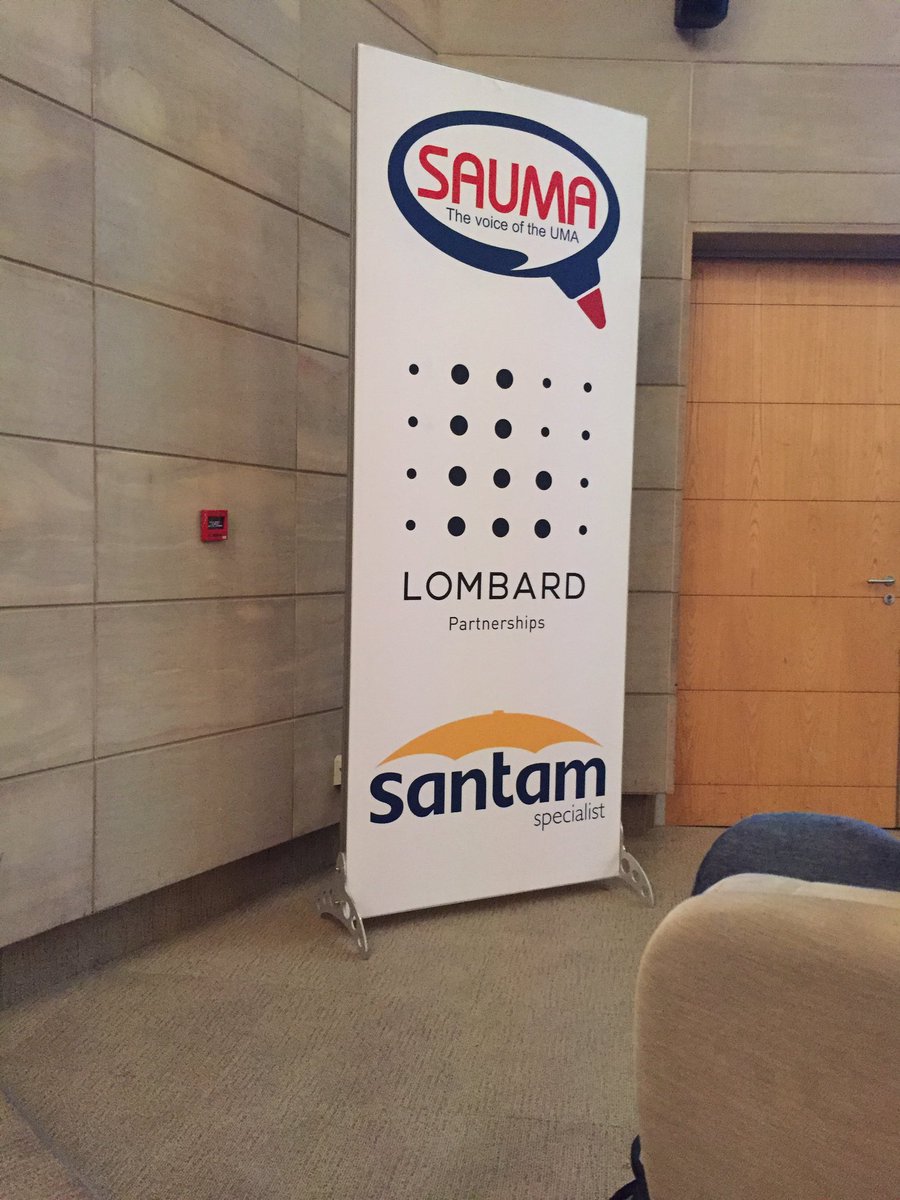 Tx to our conference main sponsors <a href="/Lombardpartners/">Lombard Partnerships</a> <a href="/SantamInsurance/">Santam Insurance</a> @CompassInsurer <a href="/Hollard/">Hollard Insurance</a> #SAUMA2016