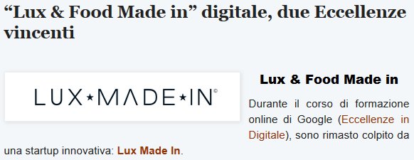 anto81nio's tweet photo. Lux Made In è una sorta di piccola Amazon di gioielleria italiana
https://t.co/k0EaNnyw3W
#startup @LuxMadeIn #lusso https://t.co/WOf9Q0UFjz