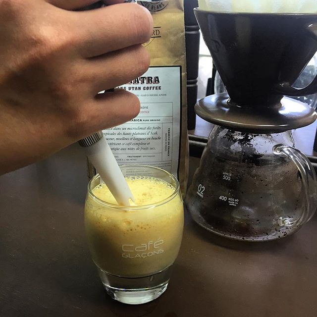 CafesRichardTH's tweet photo. #Nitrocoffee Cold-brew coffee infused with nitrogen gas is released through a pressurized with tiny holes! https://t.co/Pz10i8L9PT