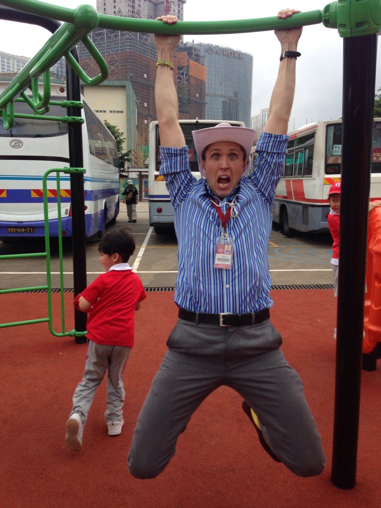 FungJudy's tweet photo. Mr. C cannot be tagged by the Lava Monsters because his feet are off the ground! #tismacao @nchignall #playallday https://t.co/06D2hLYDVt