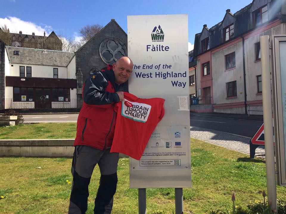 RefSolPro's tweet image. A massive well done  to our engineer Iain who raised £570 for The Brain Tumour Charity walking The West Highland Way