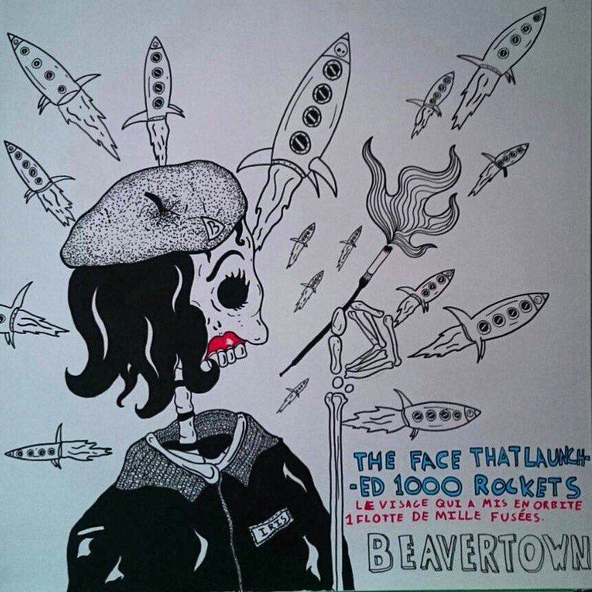 FIN! The result from yesterday's live drawing event at a la biere comme a biere #ParisBeerWeek