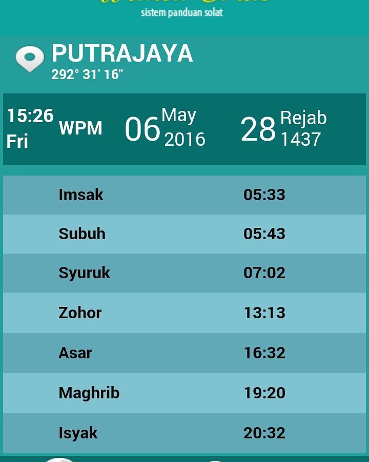 Waktu Solat Asar Kl / Waktu solat - Khususnya pada bahagian sendi