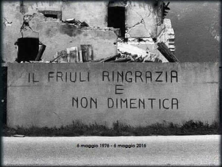 Per fermare i friulani ci vuole altro...#6maggio1976 #terremotoFriuli