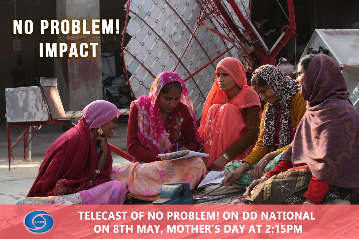 Noproblemdocu's tweet photo. No Problem! launches its Impact campaign with @DDNational on 8 May #MothersDay @IndianDiplomacy @BarefootCollege https://t.co/D4zSE7X2OW