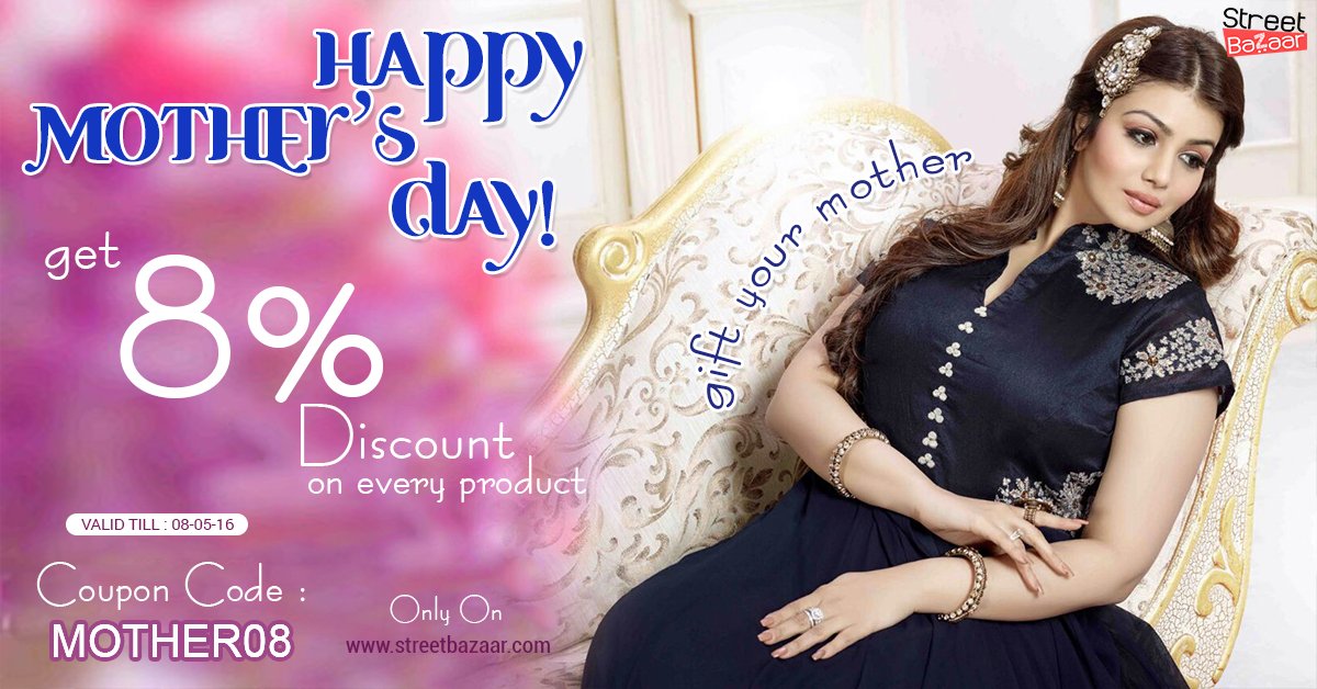 streetbazaar1's tweet photo. #MothersDay #Offer Get 8% Off 
Shop Now:https://t.co/Le9THs1YKq
@streetbazaar1 @shopdrill @SHREEHARISHOP #fashion https://t.co/idnLOpHsMi