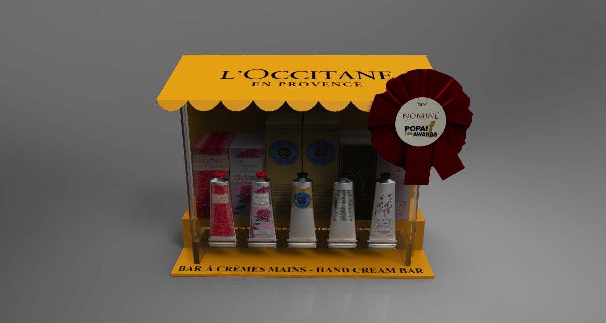 We're happy to be #nominated for the 2016 #POPAI #AWARDS for our #counter #display #promo #products #cosmetics