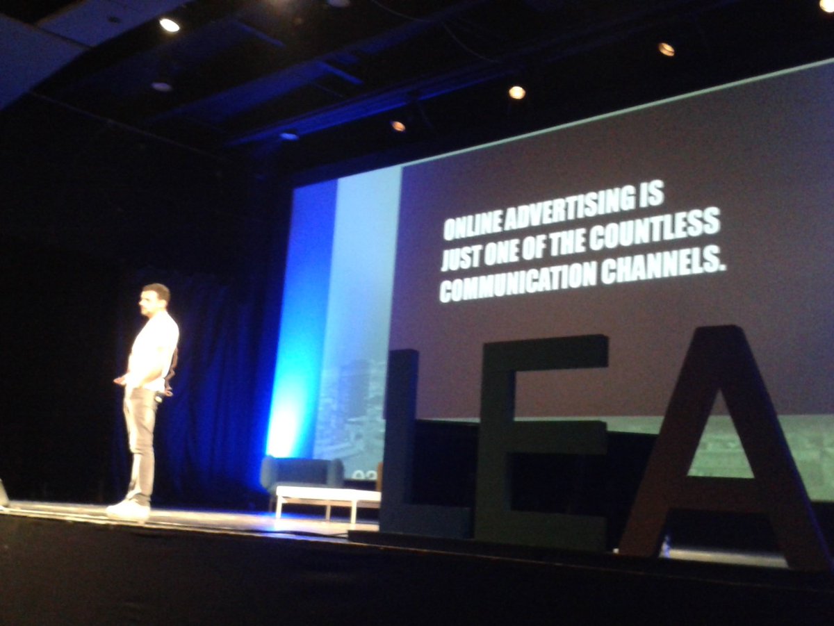 The first #LeapZg keynote of the day Igor Mladinovic creative director of <a href="/imago_zg/">Imago</a>