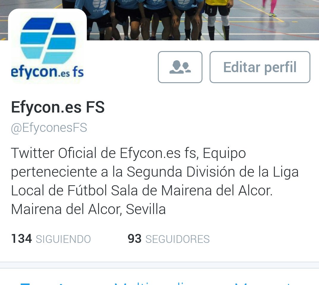 EfyconesFS's tweet photo. Toca cambiar nuestra biografia... https://t.co/P9kK0j93Yc