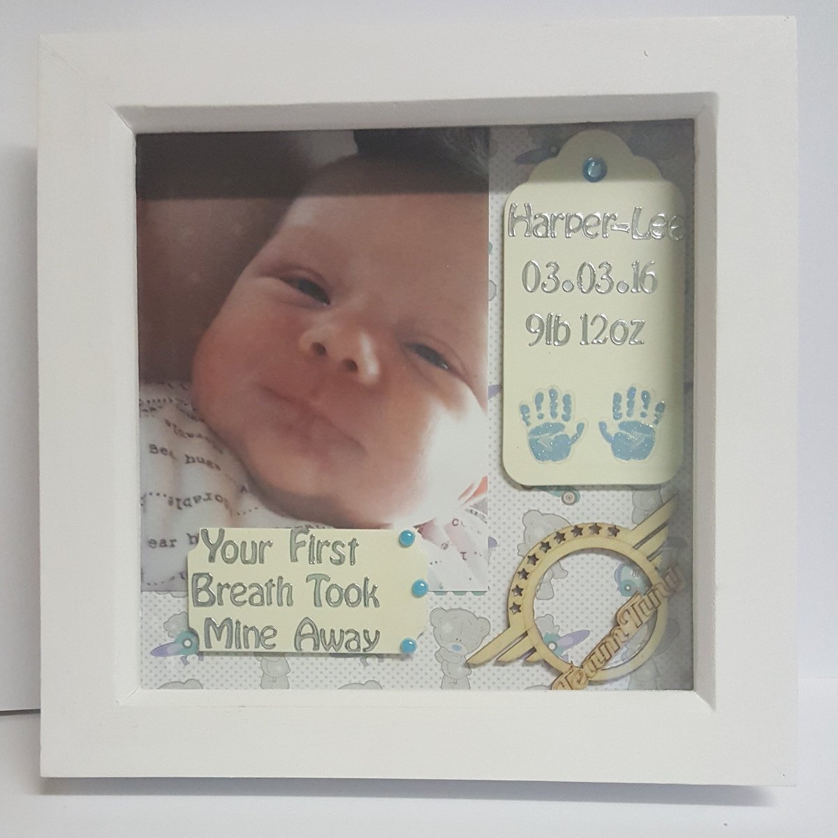 sarahedavidson's tweet image. #customorder #personalised #deepboxframe by Creative Cards #personaltouch #gifts #justforyou 😄😉😄