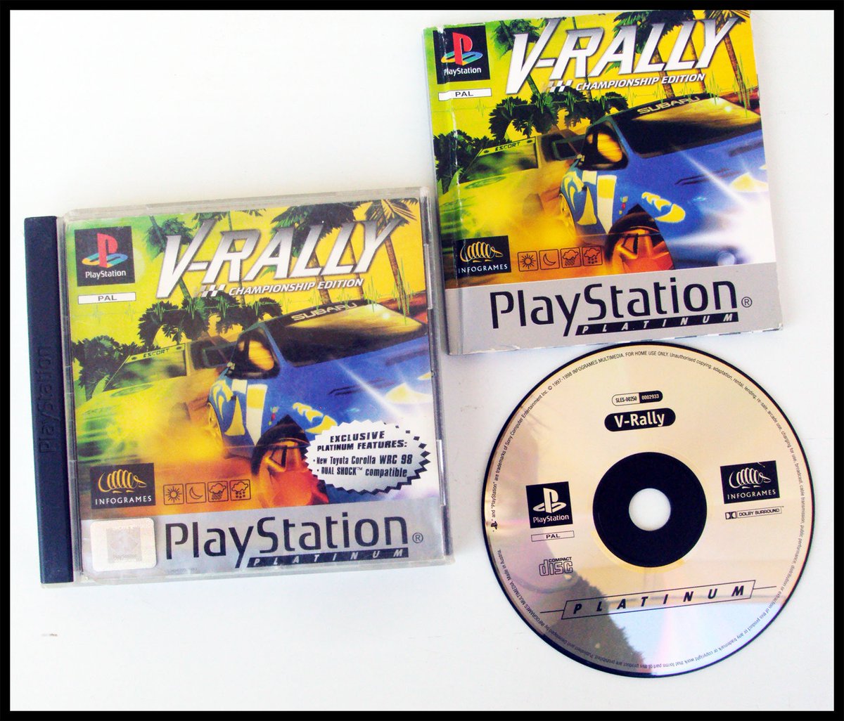 Retrogamesu's tweet photo. Du Rally à petit prix ? C'est dans votre boutique #RetroGaming qu'on prend les paris. #VRally #Sony #Playstation https://t.co/Nz5ZdraoYp