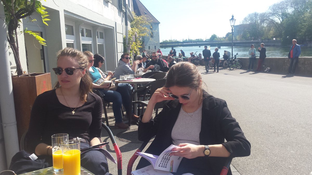 Zuerst mal einen Kaffee...dann kanns losgehen mit den #SolothurnerLiteraturtage #SoLit16