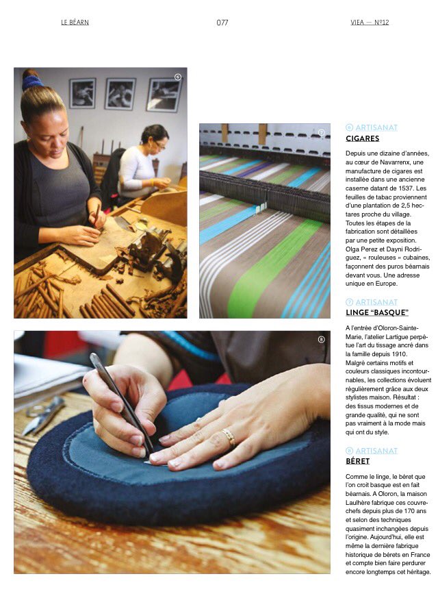 Hier le <a href="/Figaro_Economie/">Le Figaro Économie</a> évoquait le succès des bérets Laulhère dont nous parlons ds notre reportage sur le #Béarn!