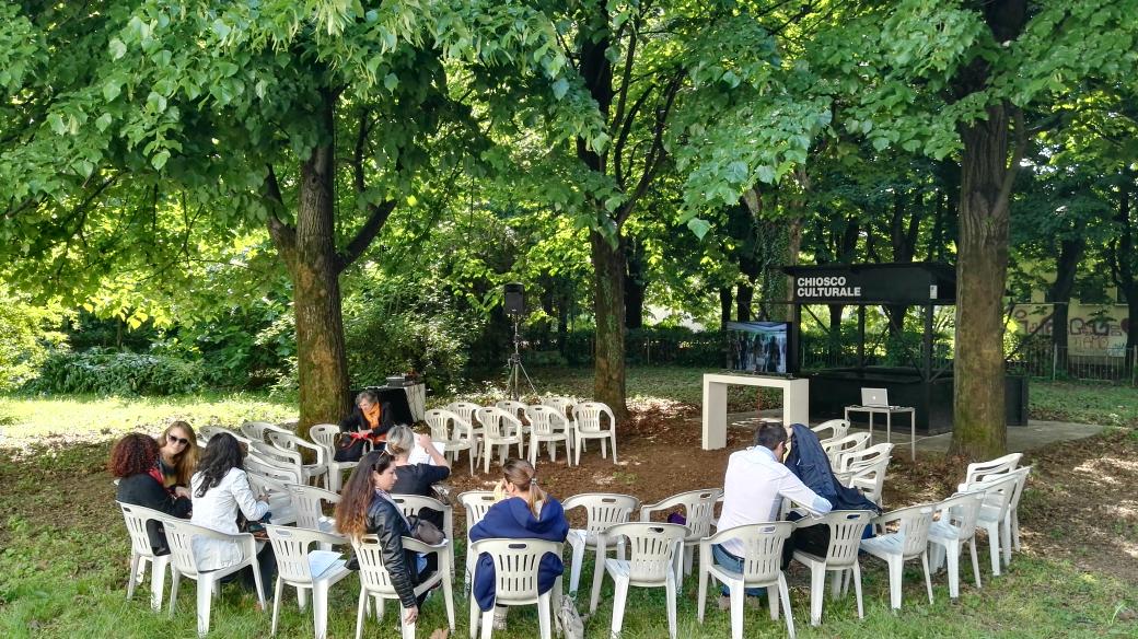 edocalia's tweet photo. Ottima location e atmosfera per i lavori del #forumrebirth #pistoletto #melareintegrata / @IsmbOnweb https://t.co/KMyLX5rWSH