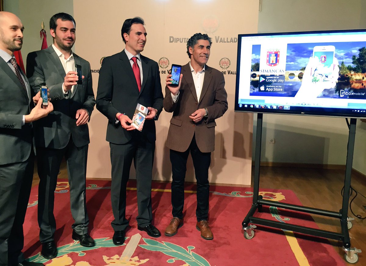Dip_Va's tweet photo. Presentación de la #APP #Simancas con @guzgoal @AytoSimancas @albertoplazam @TurismoSimancas @SomosdeSimancas https://t.co/e1DWojJN3y