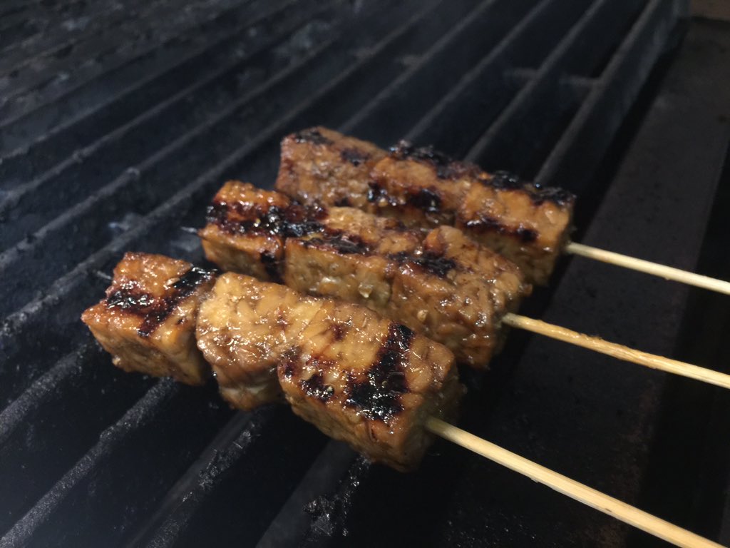 Organic tempeh satay!
