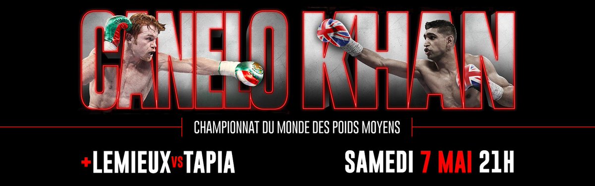 interboxca's tweet image. Consultez la liste des établissements qui diffusent les combats #CaneloKhan et #LemieuxTapia bit.ly/1O2LMKO