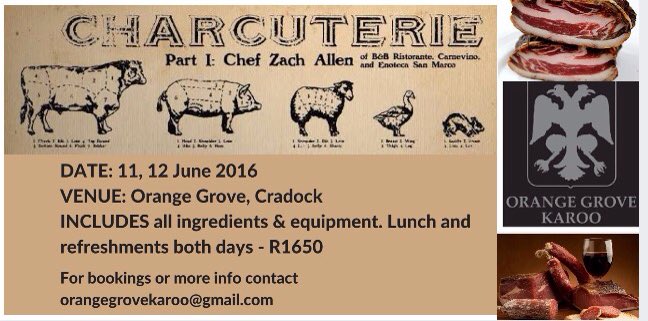 Charcuterie workshop by <a href="/asghouse/">As Mohammed Ghouse</a> Gordon Wright book now! #Karooheartland #slowfood #charcuterie