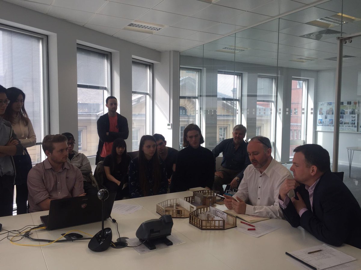 FDGArchitects's tweet image. #MSAevents #retrofit Great designs by Manchester University students for our reception. Brilliant effort!