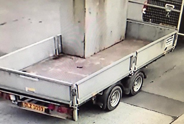 Carmjournal's tweet photo. Carmarthen businessman offers £500 reward for return of stolen Ivor Williams trailer  https://t.co/qmwyI1COSd https://t.co/HLbba3nKQt