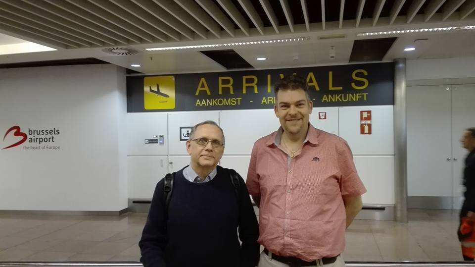 FanfareBaS's tweet photo. Welcoming @PhilSparke to Belgium. Looking forward to the premiere of his new piece on Saturday 7th of May @HaFaBra . https://t.co/nJq051pFRd