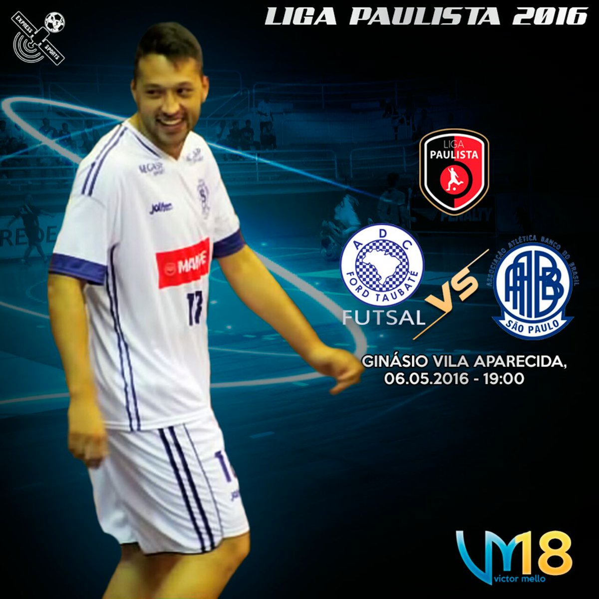 victormello18_'s tweet photo. Hoje voltamos a jogar pela @lpfoficial diante do Taubaté às 19h00!!! VAI AABB!!! #VM18 #LPF #ExpressSports https://t.co/uB54VBcs3Y