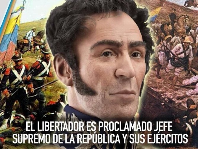 EJB_4310CSAN's tweet photo. Hoy se cumplen #200AñosBolivarJefeSupremo Libertador Eterno de nuestra Amada República @EjercitoFanb https://t.co/OG6p7wNzxY