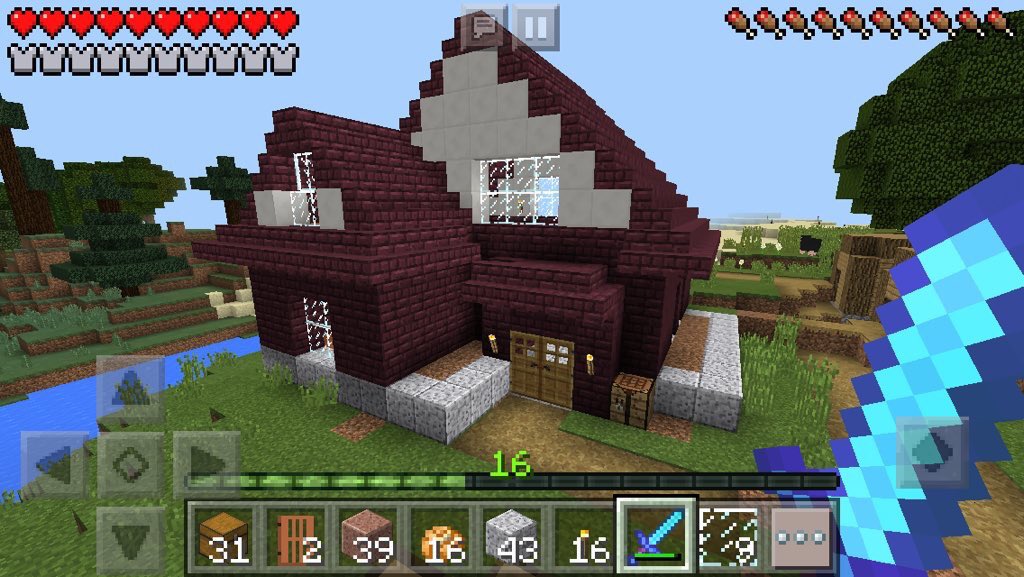 Minecraft大好き 暗黒レンガの家