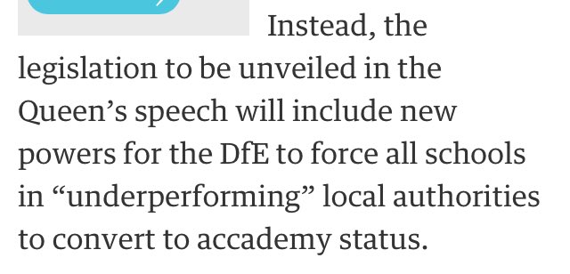 mikercameron's tweet photo. Ok, as you were. The small print is in. Still forced academisation. Just a different route.  https://t.co/QFBx9mBZDN https://t.co/Av0pN79Al7