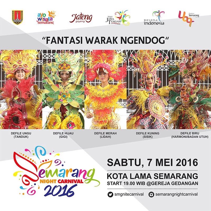 Besok!! "Fantasi Warak Ngendog" #SNC2016 start 19.00 WIB at Gereja Gedangan #Semarang