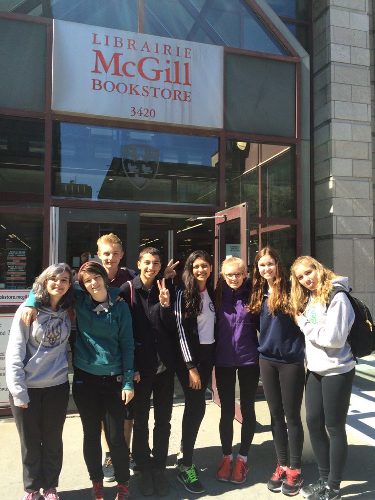 mr_smitchell's tweet photo. Grade 10 students @theyorkschool on campus @McGillU looking ahead to post secondary. @dhanna62 #yorklearns https://t.co/jeYjaEhcBF