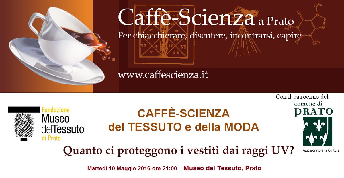 CNRsocial_'s tweet image. #tessuti e #raggiUV @caffescienza @IBIMET_biometeo  #Fondazione #Museo del tessuto di Prato goo.gl/UucXSD