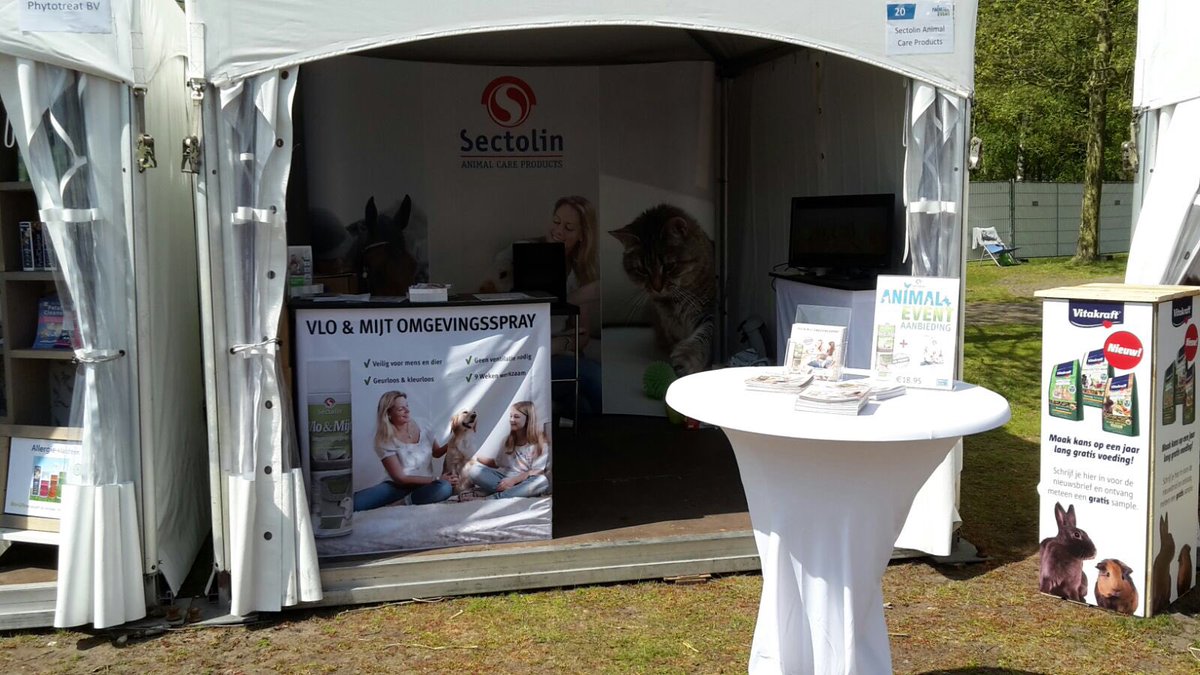 Kom dit weekend naar de <a href="/sectolin/">Sectolin</a> stand op <a href="/AnimalEvent/">Animal Event</a> #SectolinVloMijtOmgevingsspray #vlomijtdoodzondergif