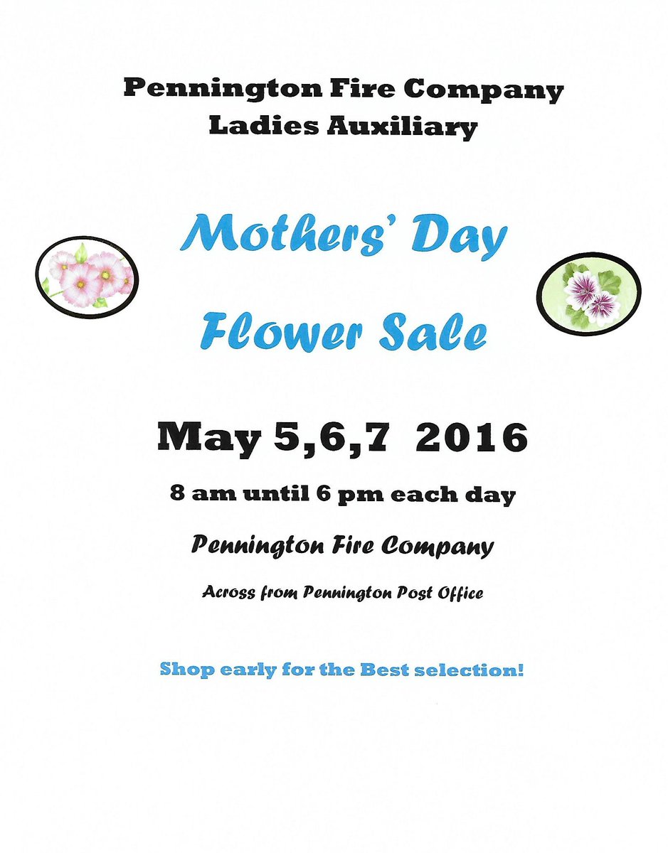 ProtectHopewell's tweet photo. Buy some beautiful blooms for mom from Pennington Fire today or tomorrow to help keep this truck ready to roll. https://t.co/cSZk717Fcm