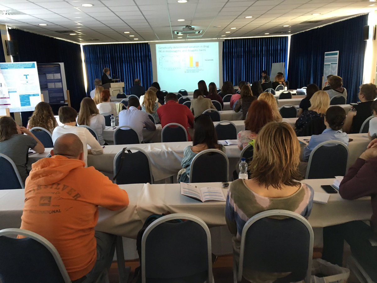PGx_EU's tweet photo. Magnus Ingelman-Sundberg presenting at the #summerschool #genomic_medicine in Slovenia on rare gene variants https://t.co/4UN6GnBhSn