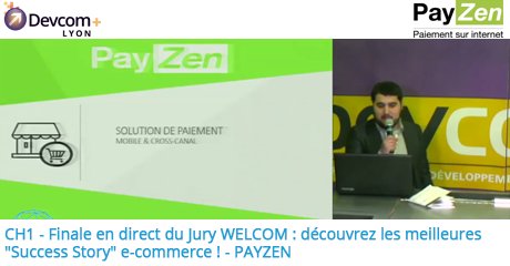 DevComLyon's tweet image. On continue avec la prestation @_PayZen lors de la finale du jury @assoWelcom au #DevComLyon bit.ly/23uiExR