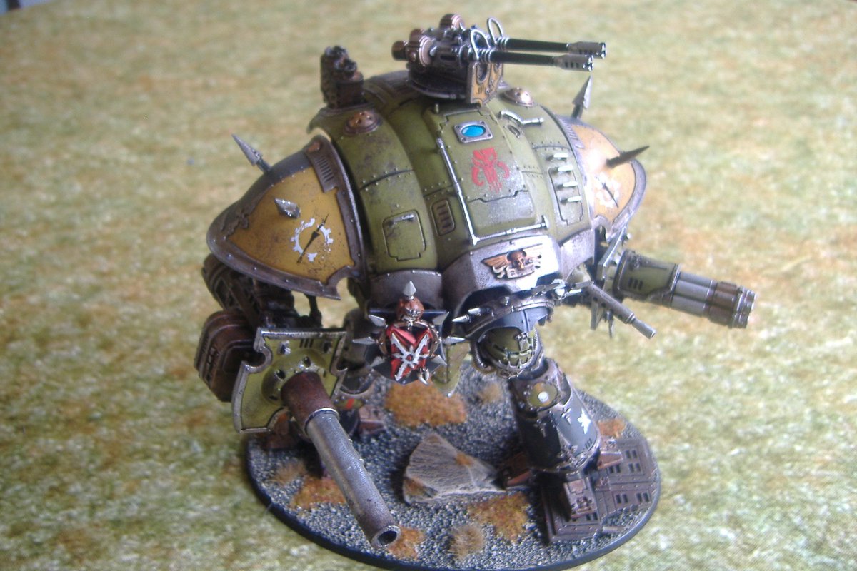 MiniPainter619's tweet photo. A #BobaFett inspired Renegade #ImperialKnight ? Why Not. Here is Mand'alore Fett https://t.co/nG0hfjot5X