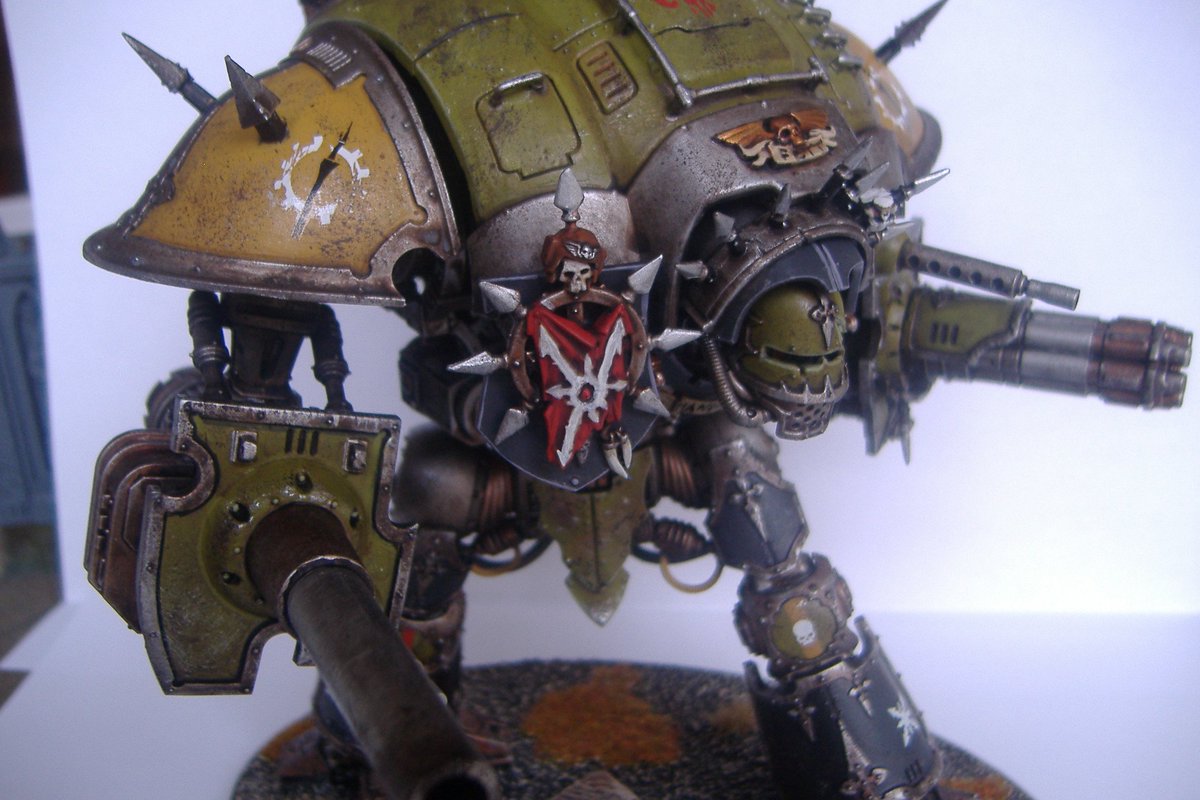 MiniPainter619's tweet photo. A #BobaFett inspired Renegade #ImperialKnight ? Why Not. Here is Mand'alore Fett https://t.co/nG0hfjot5X