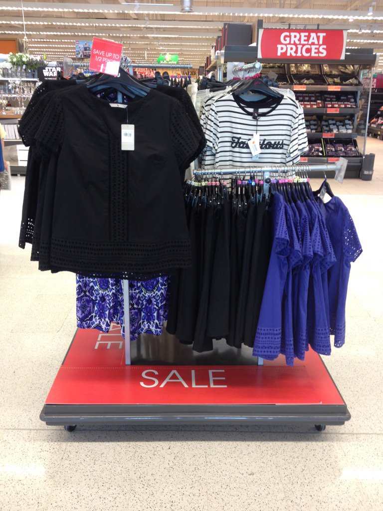 Ladies Sale event now on at Sainsbury Ashton Moss. Many items now half price #n07