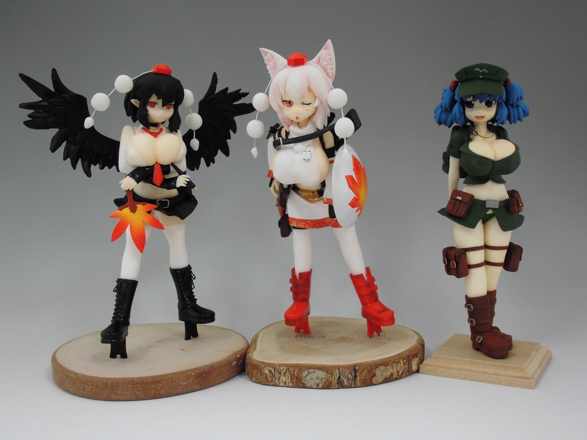 今回は ガレージキット射命丸文（お気楽ニックver）（未塗装未組立