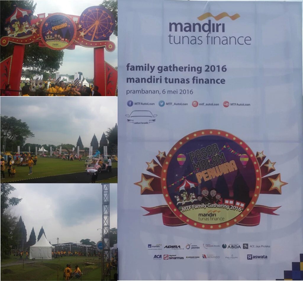 candiprambanan's tweet photo. Selamat datang keluarga besar mandiri tunas finance dlm acara family gathering 2016 di Candi Prambanan https://t.co/BoClnidrgQ