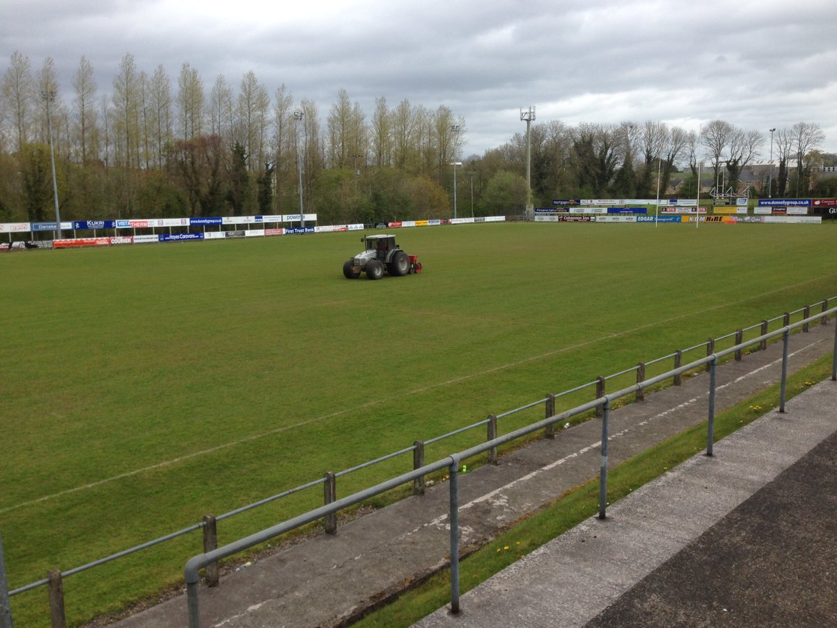 CSportsgrounds's tweet photo. @DungannonRFC Renovation works underway #drainage #aeration #forallyourpitchneeds @coburnsamenity @CampeyTurfCare https://t.co/HUtSZTylkd