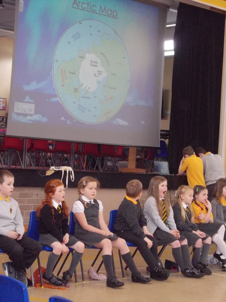 KnoxlandSchool's tweet photo. Primary 3 classes informed and entertained with their wonderful assembly about Polar Lands.#confidentindividuals https://t.co/SQ0TzeBycu