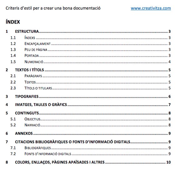 creativitza's tweet photo. Pautes a seguir per a presentar un bon document https://t.co/Vx9Yrw5Hwt https://t.co/DWlM0IKbd2