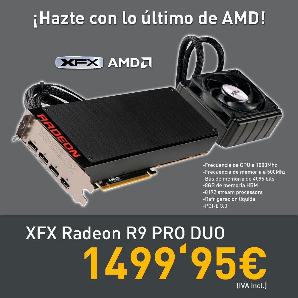 COOLMODcom's tweet photo. Graficón @XFXEurope con refrigeración líquida https://t.co/oiTBWUSwd4 EN STOCK. Este verano no te quejes del calor!! https://t.co/XY825ZnCWg